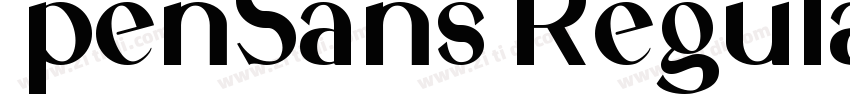 0penSans Regular字体转换